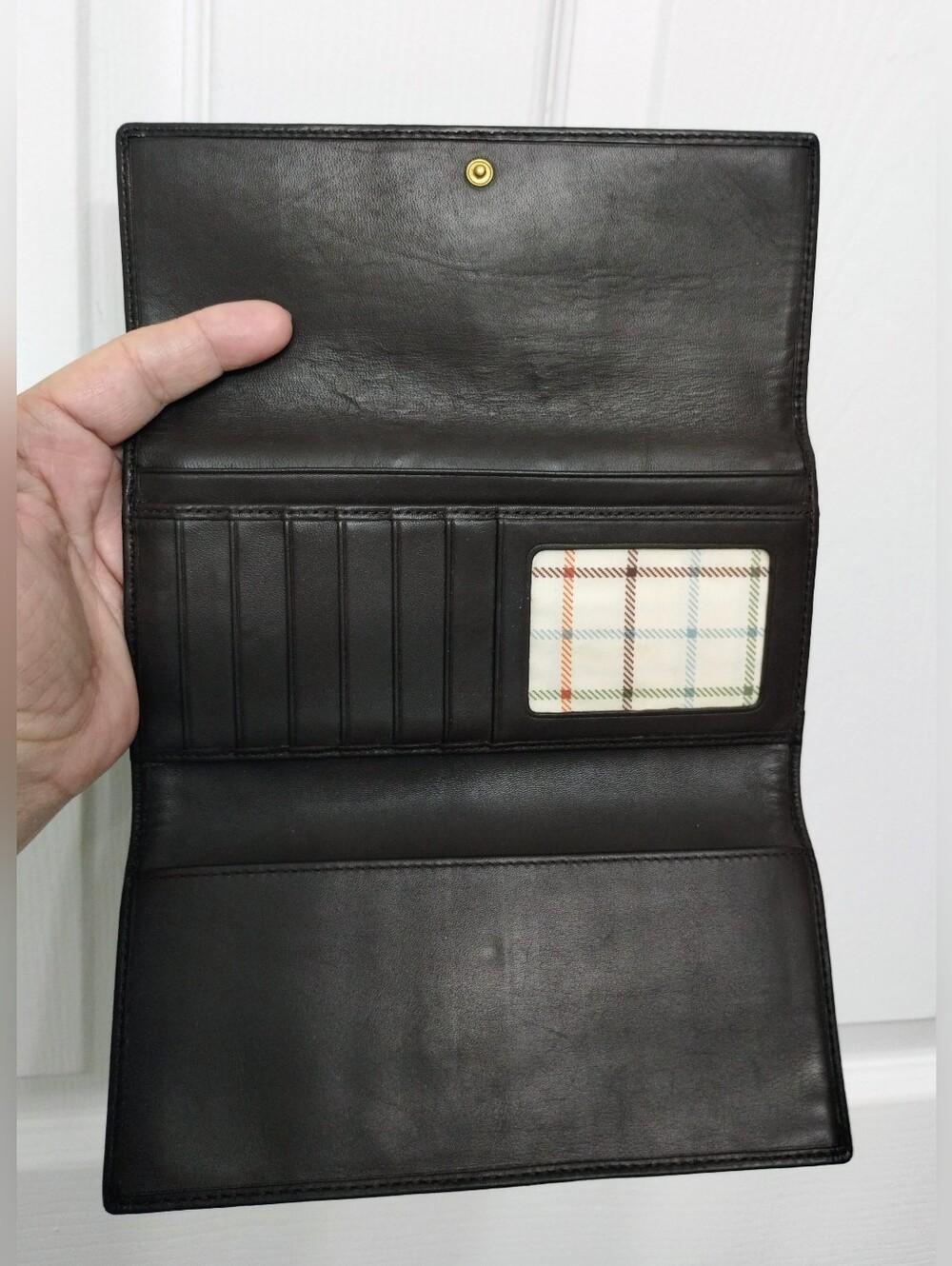 Coach Wallet Tattersall Y2K Vintage - Picture 6 of 10